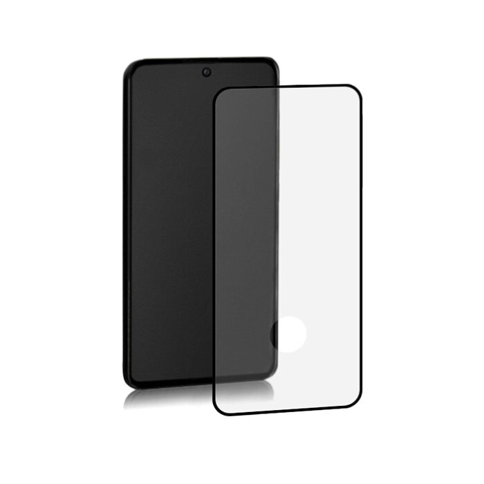 Folie din sticla securizata Qoltec Premium, Compatibil cu Samsung Galaxy S20, 6D, Negru