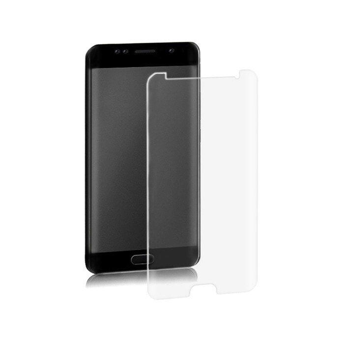 Folie din sticla securizata Qoltec Premium, Compatibil cu Samsung Galaxy S6, Transparent