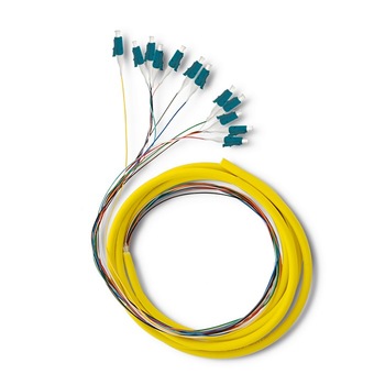 Set 12 cozi fibra optica, Qoltec, LC / UPC, G657A2, 2m, Galben Set 12 cozi fibra optica, Qoltec, LC / UPC, G657A2, 2m, Galben