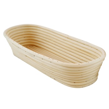 Cos oval pentru dospire aluat, 35 x 14 cm, ratan - Zokura Cos oval pentru dospire aluat, 35 x 14 cm, ratan - Zokura