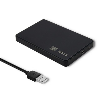 Port modern HDD Qoltec , USB 2.0 , negru Port modern HDD Qoltec , USB 2.0 , negru