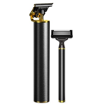 Set aparat de ras profesional Limural LM1 si LM-S606, Metal, Black Set aparat de ras profesional Limural LM1 si LM-S606, Metal, Black