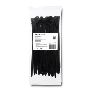 Clema Qoltec , nylon UV , negru Clema Qoltec , nylon UV , negru