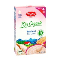 Cereale Topfer Orez integral fara lapte, BIO, de la 4 luni