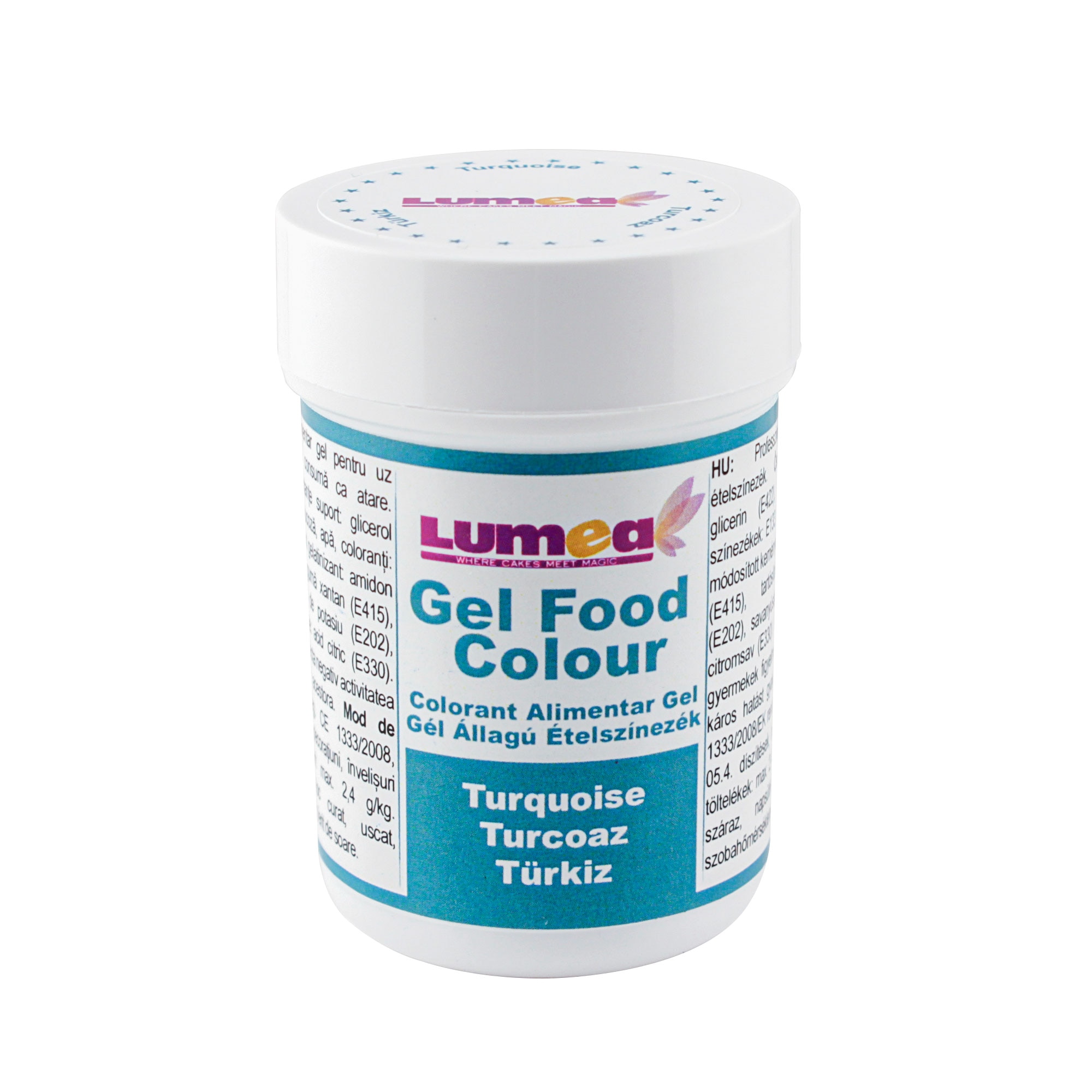 Colorant alimentar gel Turcoaz, 30g - Lumea