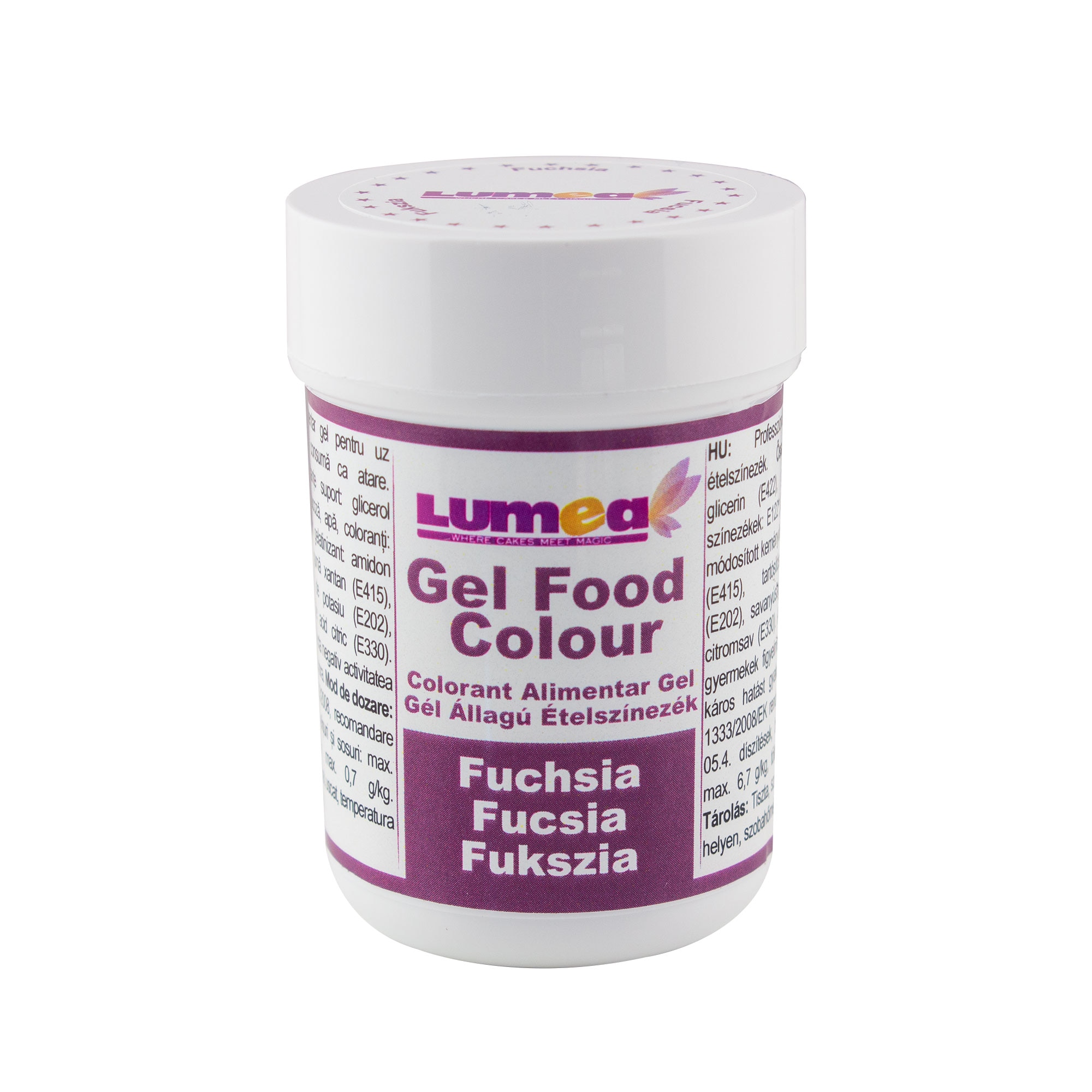Colorant alimentar gel Fucsia, 30g - Lumea