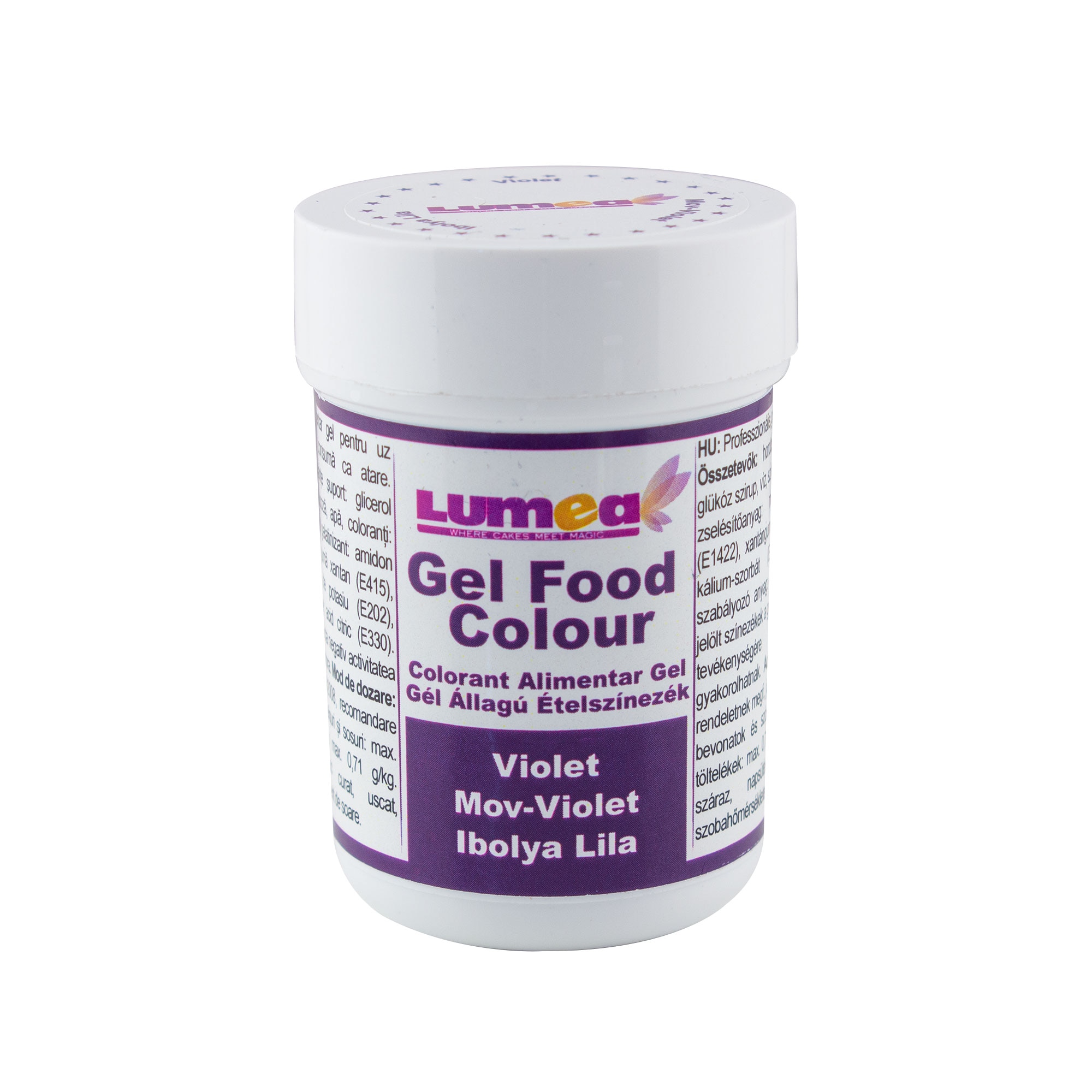 Colorant alimentar gel Mov violet, 30g - Lumea