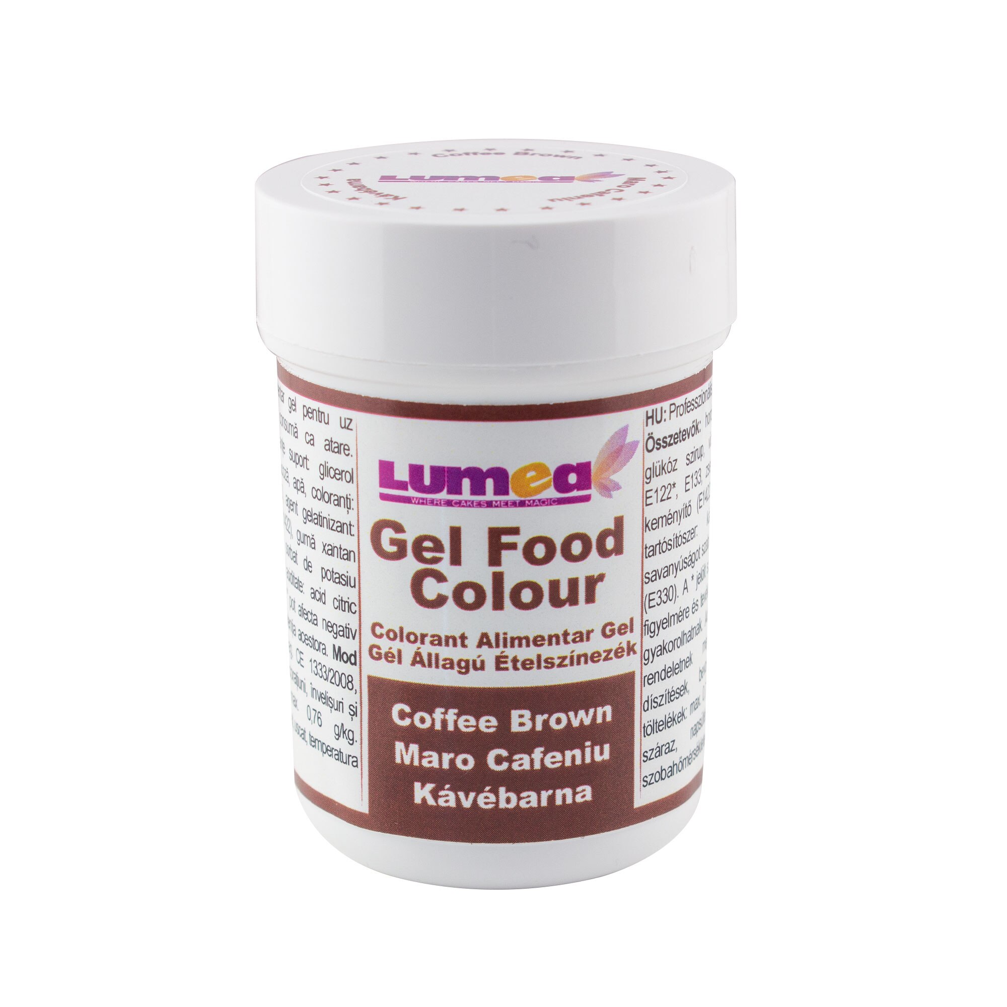 Colorant alimentar gel Maro cafeniu, 30g - Lumea