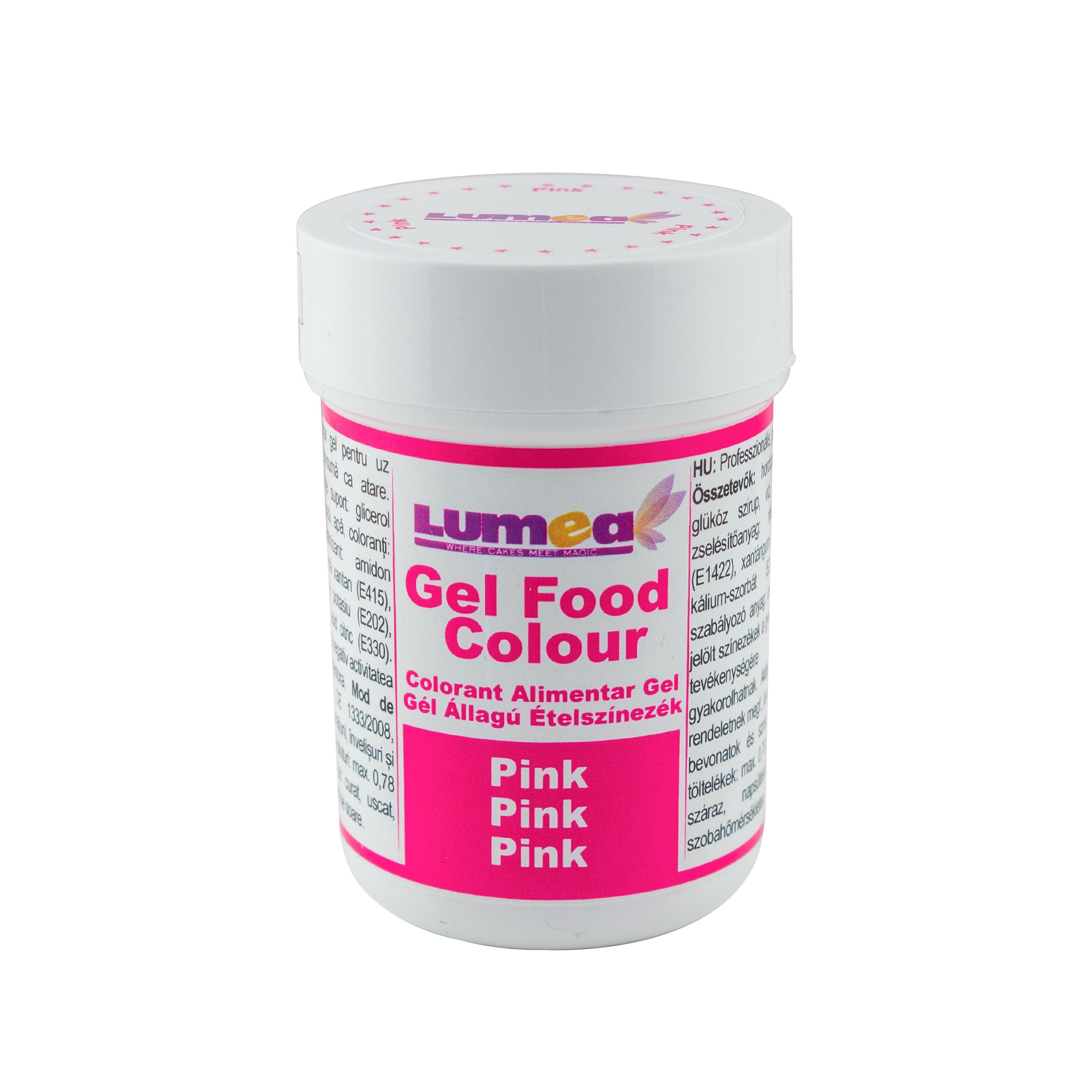 Colorant alimentar gel Pink, 30g - Lumea