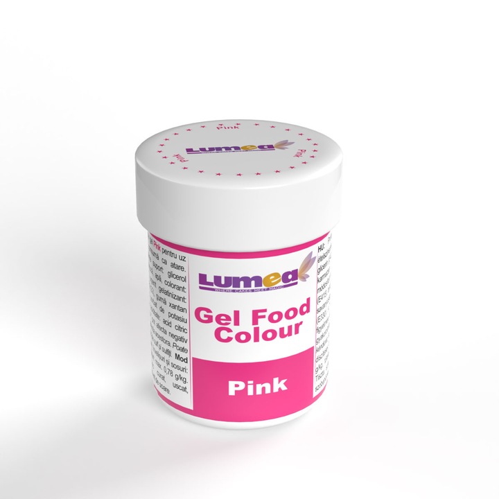 Colorant alimentar gel Pink, 30g - Lumea