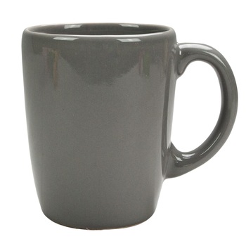 Cana din ceramica, model rotund, Cesiro, 300 ml, Gri Metal Cana din ceramica, model rotund, Cesiro, 300 ml, Gri Metal