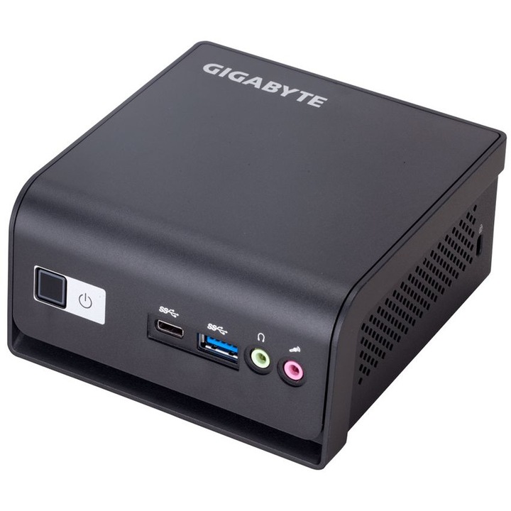 Настолен компютър GIGABYTE Brix BMCE-4500C, Процесор Intel Celeron N4500 (1.1/2.8GHz, 4M), 0 GB, Intel UHD Graphics, Без ОС