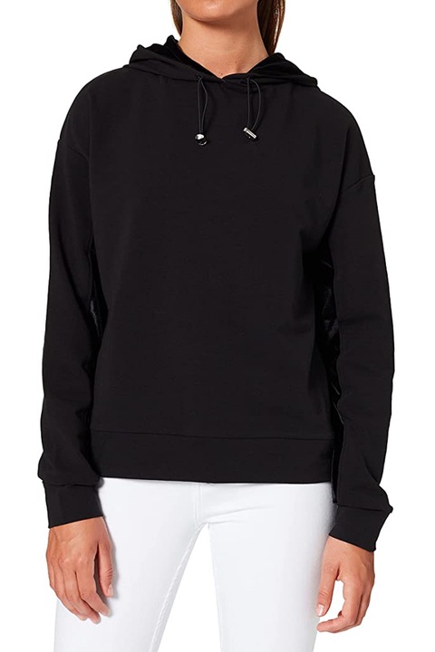 Găsiți hanorac pentru femei, cu glugă, bumbac, Negru mat