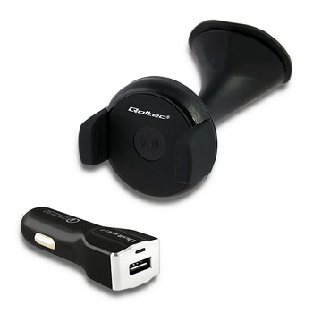 Incarcator Auto + Suport Qualcomm QuickCharge 3.0, 12-24V, 3A, USB Incarcator Auto + Suport Qualcomm QuickCharge 3.0, 12-24V, 3A, USB