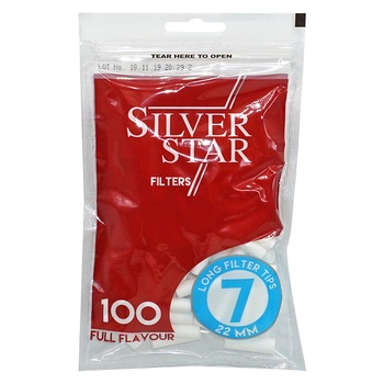 Filtre rulat tigari Silver Star 7/22 mm (100 bucati) Filtre rulat tigari Silver Star 7/22 mm (100 bucati)