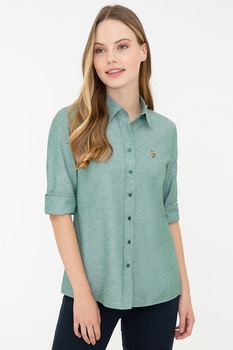 Camasa cu maneca lunga,U.S Polo Assn.,1256593,VR079 Verde, Verde Camasa cu maneca lunga,U.S Polo Assn.,1256593,VR079 Verde, Verde