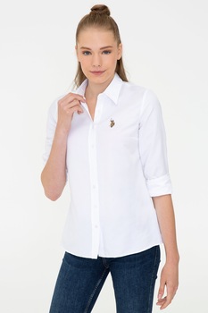 Camasa cu maneca lunga,U.S Polo Assn.,1256593,VR013 Alb, Alb Camasa cu maneca lunga,U.S Polo Assn.,1256593,VR013 Alb, Alb