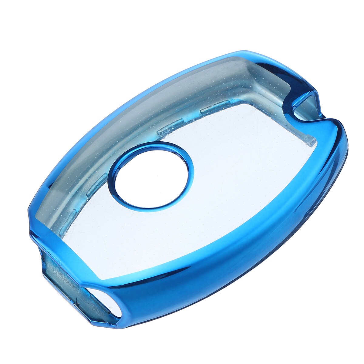 Husa Cheie Smartkey Mercedes Benz 3 Butoane Albastra TPU