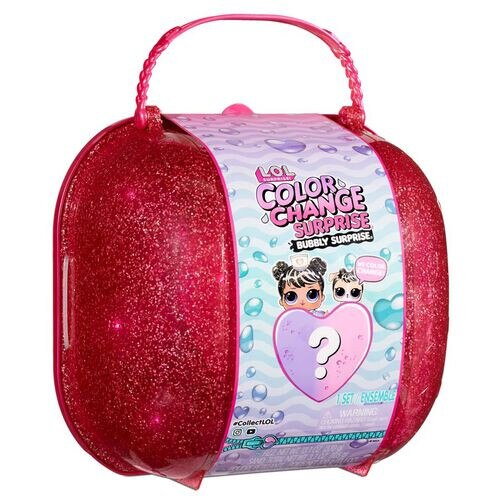 Papusa LOL Surprise cu Functie de Schimbare a Culorii - Rosu