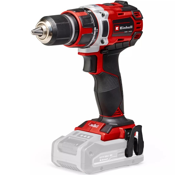 Бормашина/винтоверт Einhell Professional TP-CD 18/50 Li BL Solo Power X-Change, 18 V, 2-скоростна предавка, безчетков мотор, доставя се без батерия