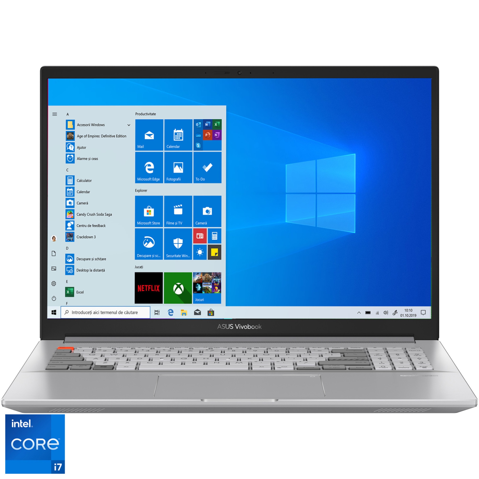 Laptop ultraportabil ASUS VivoBook Pro N7600PC cu procesor Intel® Core™ i7-11370H, 16