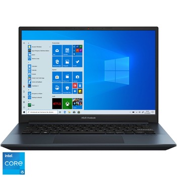 Laptop ultraportabil ASUS Vivobook Pro 14 OLED cu procesor Intel® Core™ i5-11300H, 14 Laptop ultraportabil ASUS Vivobook Pro 14 OLED cu procesor Intel® Core™ i5-11300H, 14