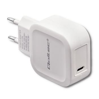 Incarcator Retea Qoltec, 20W, 5-12V, 1.67-3A, USB tip C, Alb Incarcator Retea Qoltec, 20W, 5-12V, 1.67-3A, USB tip C, Alb