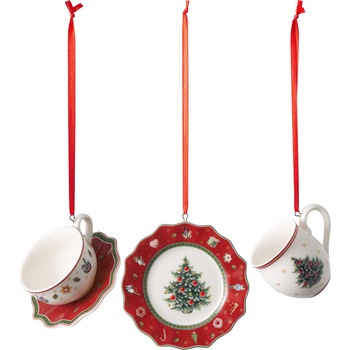Set 3 decoratiuni Villeroy & Boch, Toys Delight Decoration Set 3 decoratiuni Villeroy & Boch, Toys Delight Decoration
