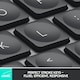 Клавиатура Безжична Logitech MX Keys Mini, Осветена, Layout US INTL, Черен