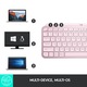 Клавиатура Безжична Logitech MX Keys Mini, Подсветка, Layout US INTL, Розов