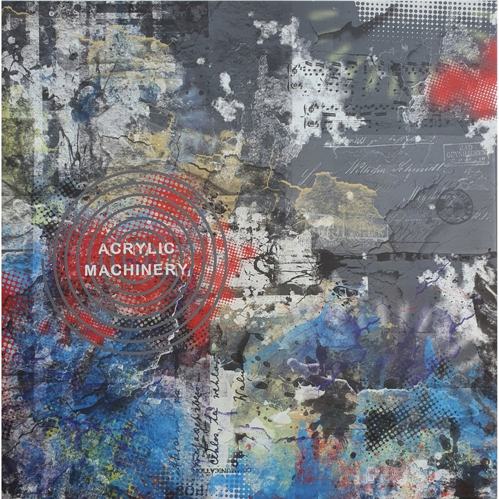 Tablou abstract 80cmX80cm Mixed Media MMp-004