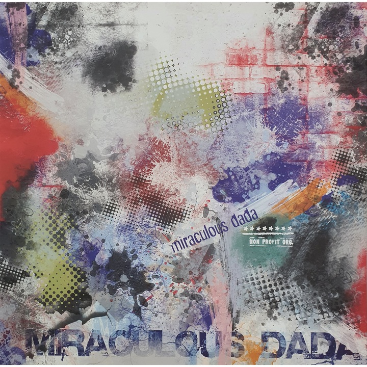 Tablou abstract 80cmX80cm Mixed Media MMp-002