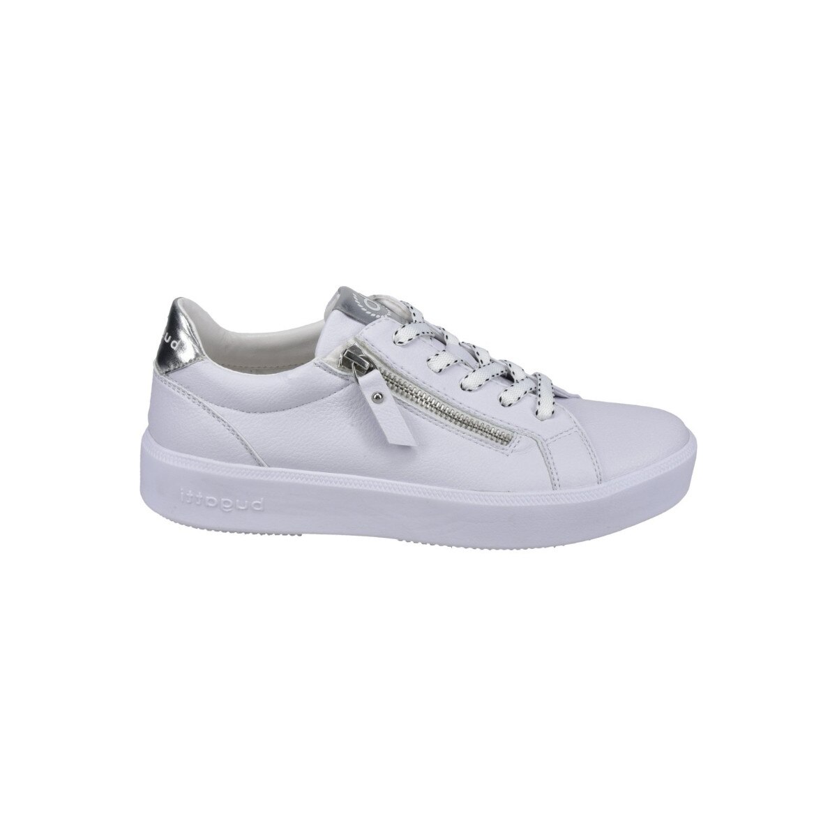 Pantofi sport dama, Bugatti, Kelli, Piele naturala, Alb, 36 EU