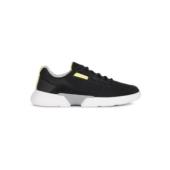 Pantofi sport barbati, Geox, U Smoother, Piele naturala, Negru Pantofi sport barbati, Geox, U Smoother, Piele naturala, Negru