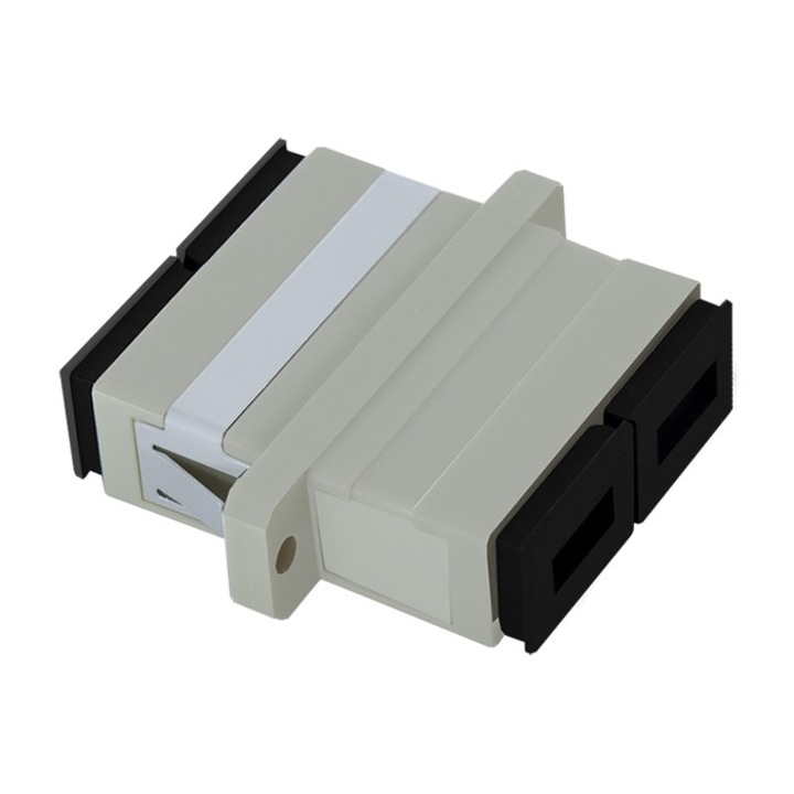 Adaptor fibra optica SC / UPC, Qoltec, Duplex, Multimode