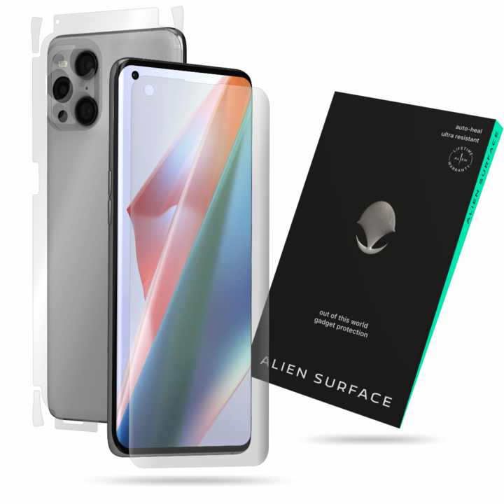 Alien Surface фолио, за Oppo Find X3 Pro, защита на екрана, гръб, страни