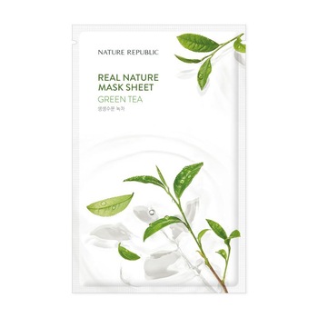 Masca tip servetel cu Ceai Verde, Nature Republic Masca tip servetel cu Ceai Verde, Nature Republic