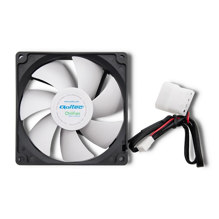 Ventilator PC Qoltec, 1400 rpm, 92x92 mm