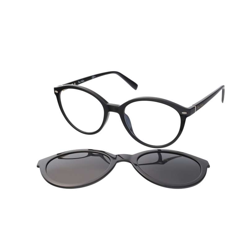 Ochelari de soare Pierre Cardin, 8494/CS - 807/M9, Negru, Clip on