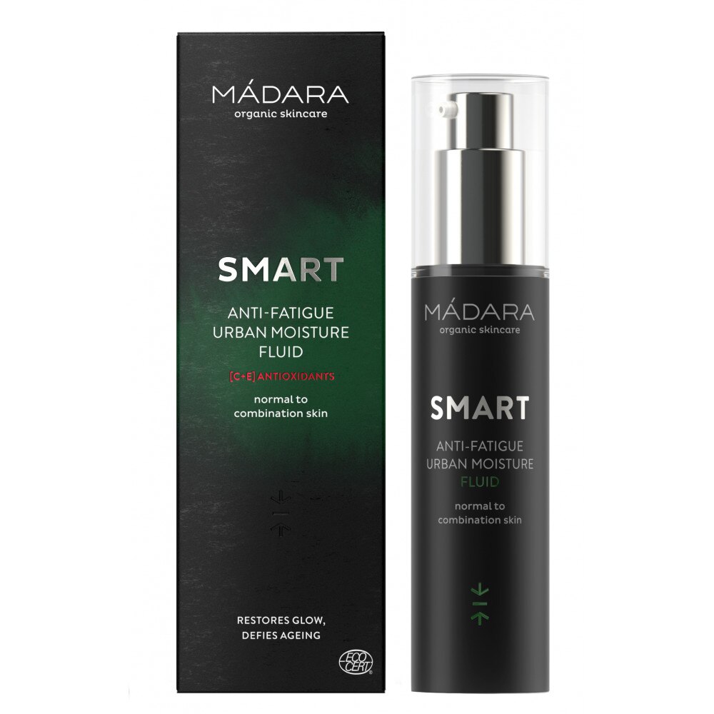 Fluid de zi pentru ten normal sau mixt Smart Anti-fatigue 50 ml Madara