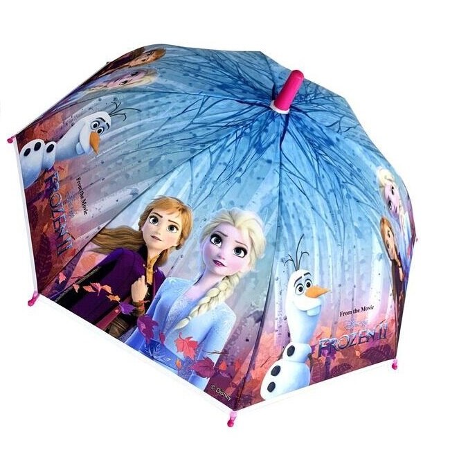 Umbrela de ploaie pentru copii, model Frozen II, Multicolor, JMB-BBL3137