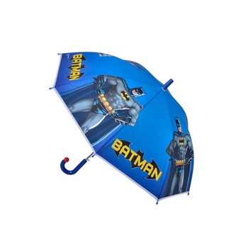 Umbrela de ploaie pentru copii, model Batman, Multicolor, JMB-BBL3139 Umbrela de ploaie pentru copii, model Batman, Multicolor, JMB-BBL3139