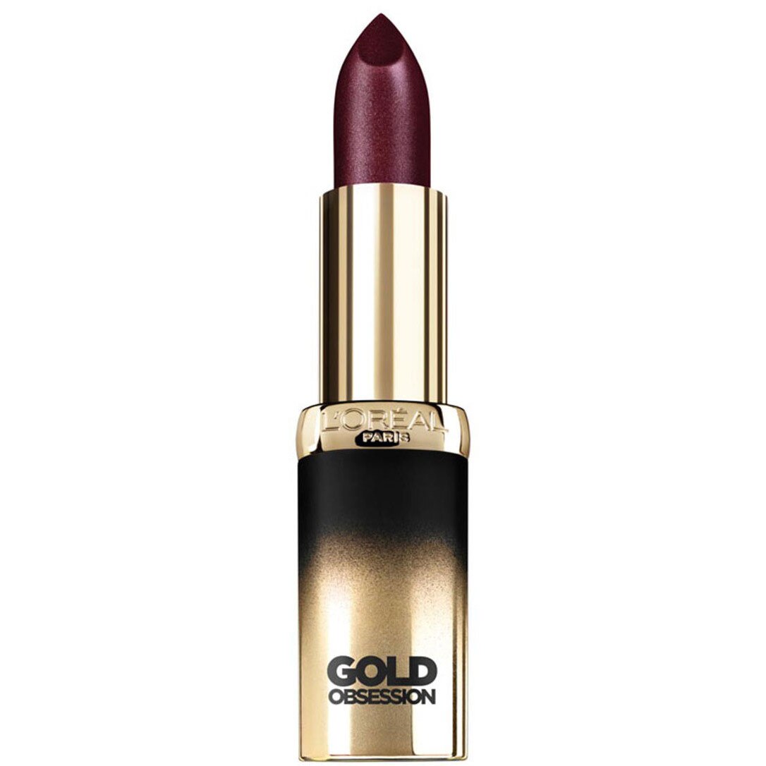 Ruj L'Oreal Paris Color Riche Gold Obsession, Plum Gold