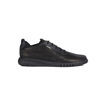 Pantofi sport barbati, Geox, U Aerantis, Textil, Negru, 46 EU Pantofi sport barbati, Geox, U Aerantis, Textil, Negru, 46 EU