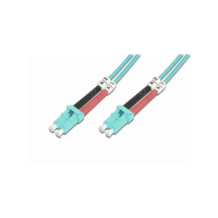 Оптичен пач кабел, Digitus, 2xlc към 2xlc, 10м