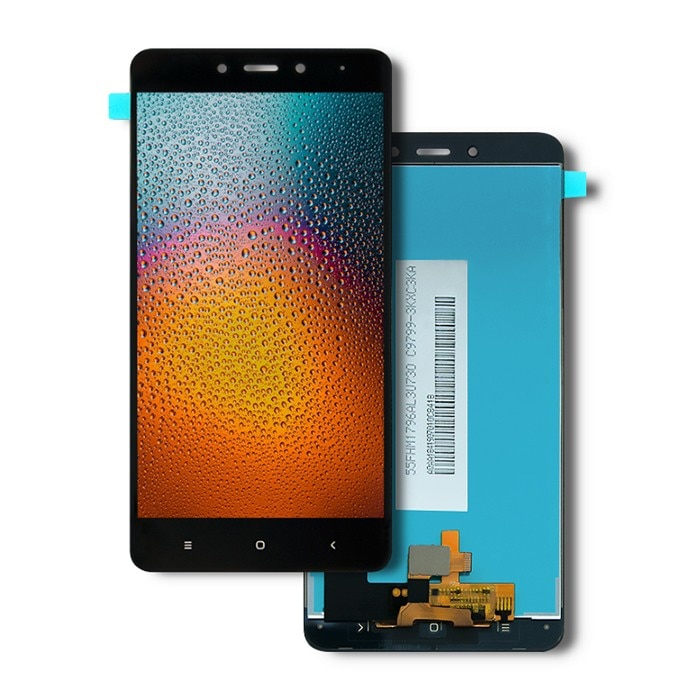 Display cu Touchscreen compatibil cu Xiaomi RedMi Note4 Qoltec, Negru