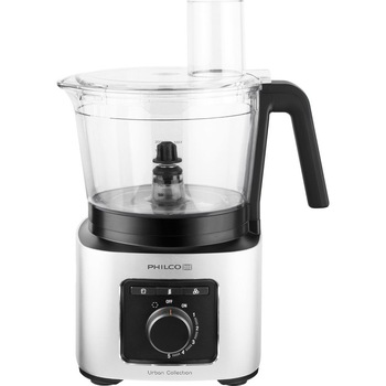 Robot de bucatarie Philco PHFP 7725, 1000W, 2l, 5 trepte de viteza, Alb/Negru Robot de bucatarie Philco PHFP 7725, 1000W, 2l, 5 trepte de viteza, Alb/Negru