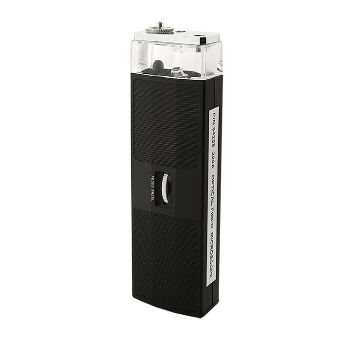 Microscop Qoltec pentru Conectori Fibra Optica, Zoom 200x