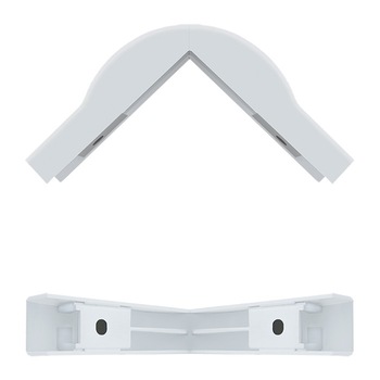 Colt Exterior pentru Cabluri Qoltec, 76 x 18mm, ABS, Alb Colt Exterior pentru Cabluri Qoltec, 76 x 18mm, ABS, Alb