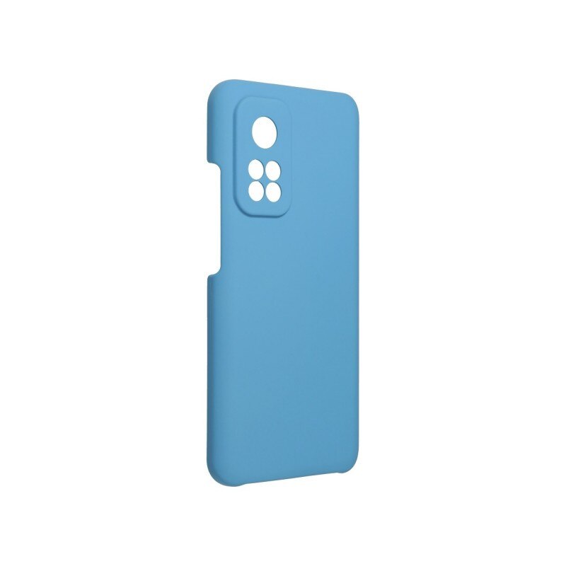 Husa Spate Forcell Silicone Compatibila Cu Xiaomi Mi 10T 5G / Mi 10T Pro 5G, Microfibra La Interior, Silicon Soft, Albastru